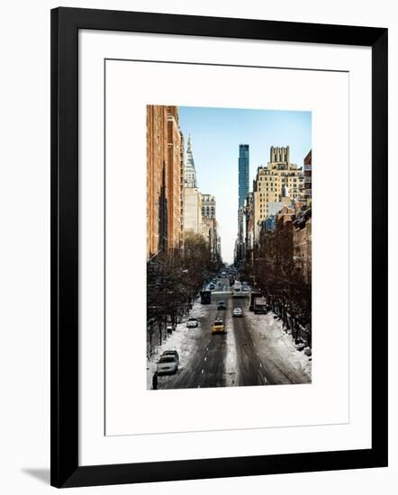 Architecture and Buildings NYC-Philippe Hugonnard-Framed Art Print