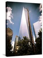 Architecture and Buildings, One World Trade Center (1WTC), Manhattan, New York, USA, Vintage Colors-Philippe Hugonnard-Stretched Canvas