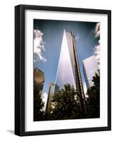 Architecture and Buildings, One World Trade Center (1WTC), Manhattan, New York, USA, Vintage Colors-Philippe Hugonnard-Framed Photographic Print