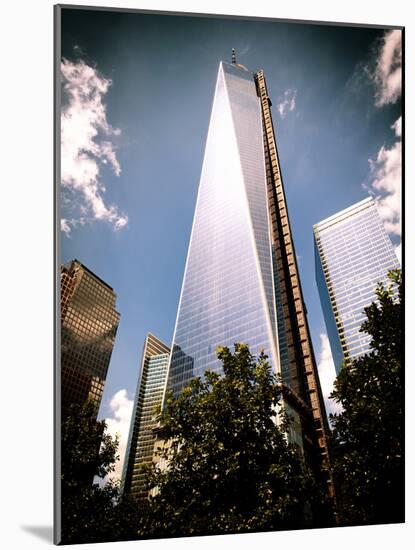 Architecture and Buildings, One World Trade Center (1WTC), Manhattan, New York, USA, Vintage Colors-Philippe Hugonnard-Mounted Photographic Print