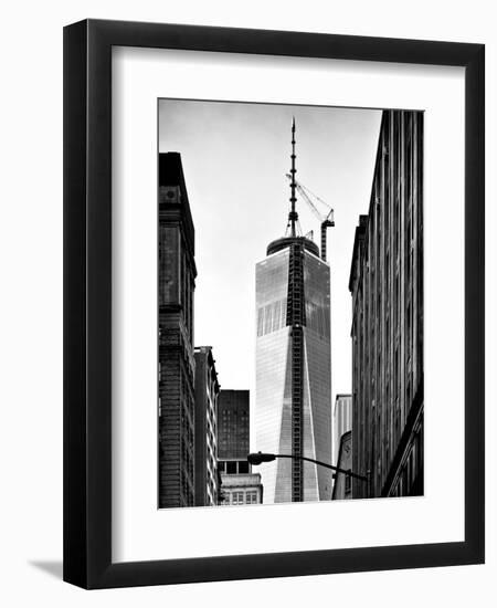 Architecture and Buildings, One World Trade Center (1WTC), Manhattan, New York, USA-Philippe Hugonnard-Framed Premium Photographic Print