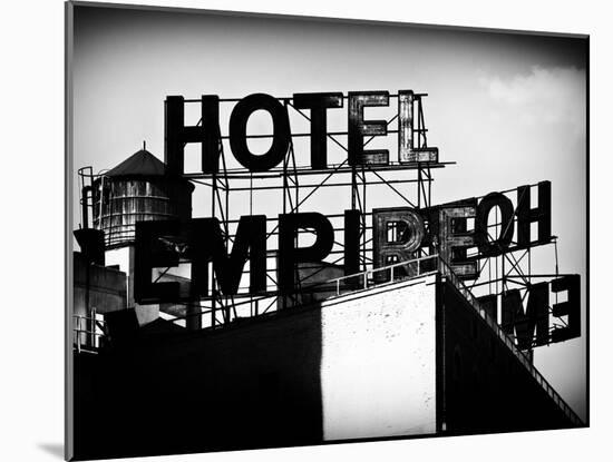 Architecture and Buildings, Rooftop, Hotel Empire, Upper West Side of Manhattan, Broadway, New York-Philippe Hugonnard-Mounted Premium Photographic Print
