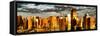 Architecture and Buildings, Sunset, Midtown of Manhattan, Times Square and 42 Street, New York-Philippe Hugonnard-Framed Stretched Canvas