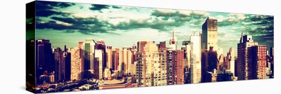 Architecture and Buildings, Sunset, Midtown of Manhattan, Times Square and 42 Street, New York-Philippe Hugonnard-Stretched Canvas