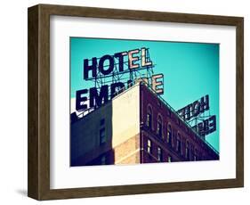 Architecture and Buildings, Top of the Hotel Empire, Upper West Side of Manhattan, USA-Philippe Hugonnard-Framed Photographic Print