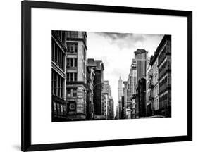 Architecture and Buildings, Urban Scene, 401 Broadway, Lower Manhattan, NYC, White Frame-Philippe Hugonnard-Framed Art Print