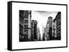 Architecture and Buildings, Urban Scene, 401 Broadway, Lower Manhattan, NYC, White Frame-Philippe Hugonnard-Framed Stretched Canvas