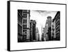 Architecture and Buildings, Urban Scene, 401 Broadway, Lower Manhattan, NYC, White Frame-Philippe Hugonnard-Framed Stretched Canvas