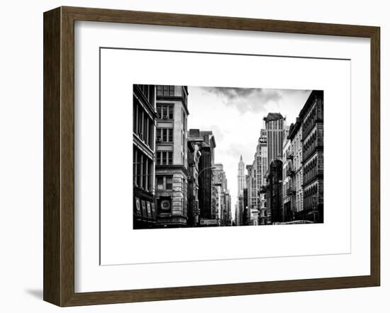 Architecture and Buildings, Urban Scene, 401 Broadway, Lower Manhattan, NYC, White Frame-Philippe Hugonnard-Framed Art Print