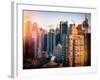 Architecture and Buildings View of Times Square at Sunset-Philippe Hugonnard-Framed Photographic Print