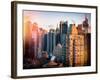 Architecture and Buildings View of Times Square at Sunset-Philippe Hugonnard-Framed Photographic Print