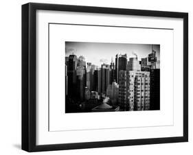 Architecture and Buildings View of Times Square at Sunset-Philippe Hugonnard-Framed Art Print