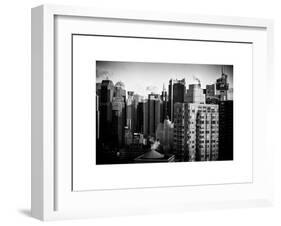 Architecture and Buildings View of Times Square at Sunset-Philippe Hugonnard-Framed Art Print