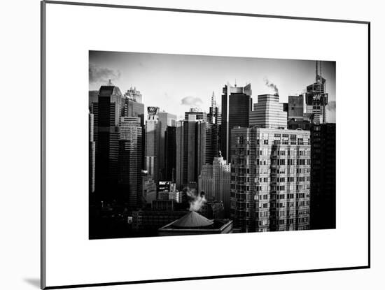 Architecture and Buildings View of Times Square at Sunset-Philippe Hugonnard-Mounted Art Print