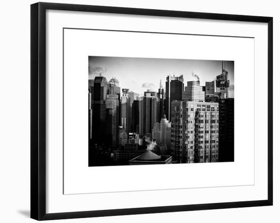 Architecture and Buildings View of Times Square at Sunset-Philippe Hugonnard-Framed Art Print