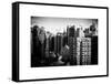 Architecture and Buildings View of Times Square at Sunset-Philippe Hugonnard-Framed Stretched Canvas