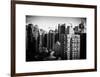 Architecture and Buildings View of Times Square at Sunset-Philippe Hugonnard-Framed Art Print