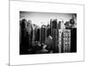 Architecture and Buildings View of Times Square at Sunset-Philippe Hugonnard-Mounted Art Print