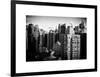 Architecture and Buildings View of Times Square at Sunset-Philippe Hugonnard-Framed Art Print