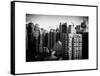 Architecture and Buildings View of Times Square at Sunset-Philippe Hugonnard-Framed Stretched Canvas