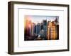 Architecture and Buildings View of Times Square at Sunset-Philippe Hugonnard-Framed Art Print