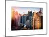 Architecture and Buildings View of Times Square at Sunset-Philippe Hugonnard-Mounted Art Print