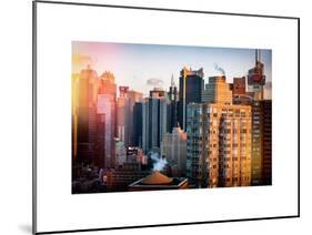 Architecture and Buildings View of Times Square at Sunset-Philippe Hugonnard-Mounted Art Print