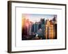 Architecture and Buildings View of Times Square at Sunset-Philippe Hugonnard-Framed Art Print