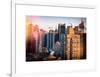 Architecture and Buildings View of Times Square at Sunset-Philippe Hugonnard-Framed Art Print