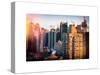 Architecture and Buildings View of Times Square at Sunset-Philippe Hugonnard-Stretched Canvas