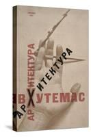 Architecture at Vkhutemas (Book Cove), 1927-El Lissitzky-Stretched Canvas