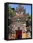 Architecture, Bali, Indonesia, Southeast Asia-Harding Robert-Framed Stretched Canvas