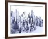 Architecture Blueprint-carloscastilla-Framed Art Print