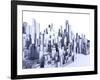 Architecture Blueprint-carloscastilla-Framed Art Print