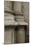 Architecture Detail in Sepia IV-Laura DeNardo-Mounted Photographic Print