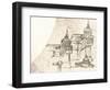 Architecture for castles, c1472-c1519 (1883)-Leonardo Da Vinci-Framed Giclee Print