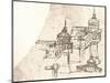 Architecture for castles, c1472-c1519 (1883)-Leonardo Da Vinci-Mounted Giclee Print