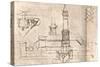 Architecture for castles, c1472-c1519 (1883)-Leonardo Da Vinci-Stretched Canvas