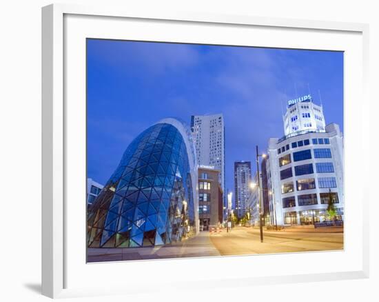 Architecture in 18 Septemberplein Designed By Architectural Firm of Massimiliano Fuksas, Netherland-Christian Kober-Framed Photographic Print