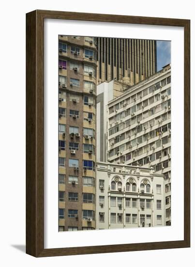 Architecture in Central Rio De Janeiro, Brazil, South America-Ben Pipe-Framed Photographic Print