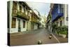 Architecture in the Plaza de San Pedro Claver, Cartagena, Colombia-Jerry Ginsberg-Stretched Canvas