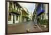 Architecture in the Plaza de San Pedro Claver, Cartagena, Colombia-Jerry Ginsberg-Framed Premium Photographic Print