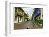 Architecture in the Plaza de San Pedro Claver, Cartagena, Colombia-Jerry Ginsberg-Framed Photographic Print