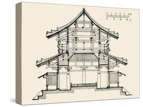 Architecture: Japanese-null-Stretched Canvas