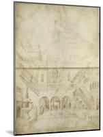 Architecture ; Jugement de Salomon-Jacopo Bellini-Mounted Giclee Print