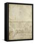 Architecture ; Jugement de Salomon-Jacopo Bellini-Framed Stretched Canvas
