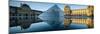 Architecture landmark Louvre Museum at dawn, Paris, France, Europe-Panoramic Images-Mounted Photographic Print