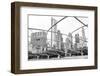 Architecture of Chicago, Jay Pritzker Pavilion and Skyline, Monochrome-DiversityStudio-Framed Photographic Print