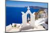 Architecture of Oia Village on Santorini Island, Greece-Patryk Kosmider-Mounted Photographic Print