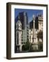 Architecture of Plaza Lavalle and Statue, Buenos Aires, Argentina, South America-Simanor Eitan-Framed Photographic Print